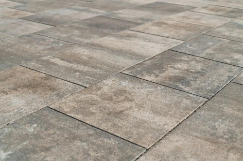 Тротуарная плитка ТРИО, Искусственный камень, Габбро, высота 60 мм (600*300; 300*300; 450*300)