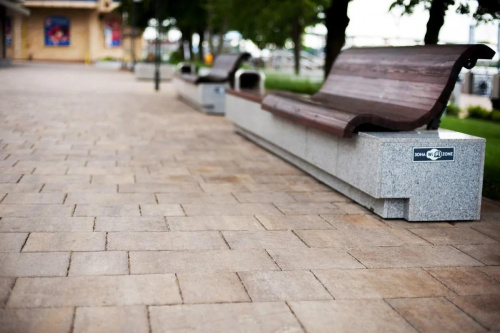 Тротуарная плитка Литос, Искусственный камень, Плитняк, высота 60 мм (500*300; 450*300; 300*200; 300*300; 400*300; 300*250)