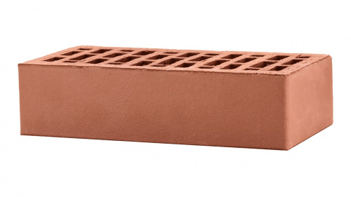 Кирпич темно-красный пустотелый одинарный гладкийпо цене 33.90 руб./шт