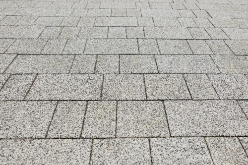 Тротуарная плитка Старый город, Мрамор, Белый с черным, высота 60 мм (160*160; 260*160; 160*100)