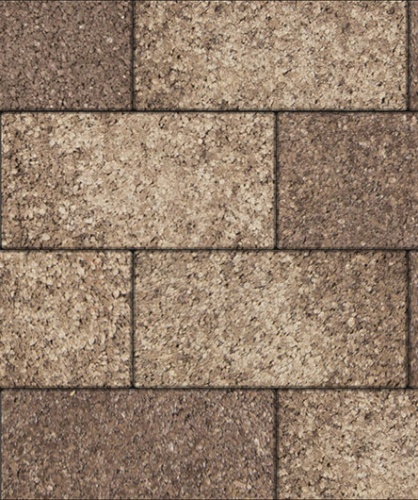 Тротуарная плитка ЛА-ЛИНИЯ, Листопад, Хаски, 600х300, высота 60