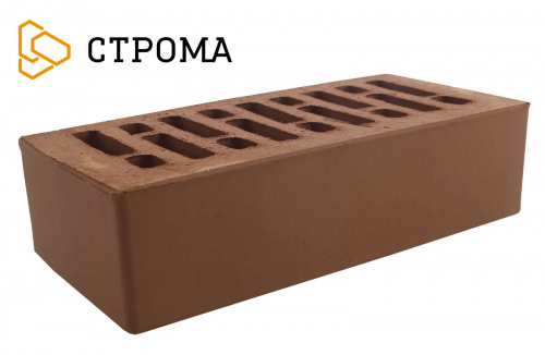 Кирпич коричневый гладкий пустотелый одинарныйпо цене 45.30 руб./шт