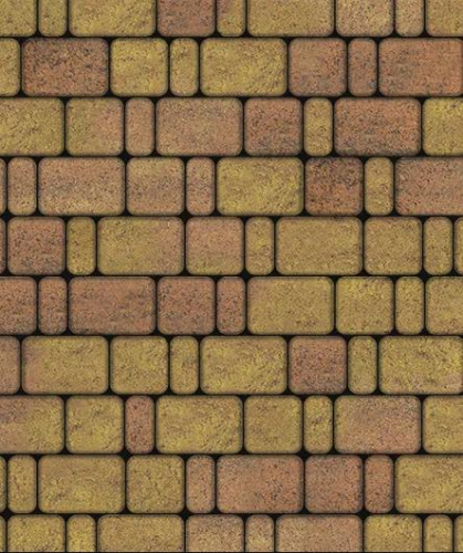 Тротуарная плитка Классико, Гранит, Саванна, высота 60 мм (115*172; 115*115; 57*115)