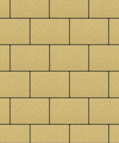 Тротуарная плитка ЛА-ЛИНИЯ, Гранит, Желтый, 200*300, высота 60