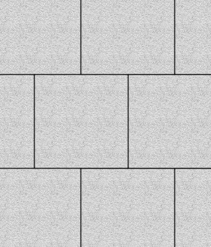 Тротуарная плитка Квадрат, Гладкий, Белый, высота 60 мм (400*400)