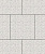 Тротуарная плитка Квадрат, Мрамор, Белый, высота 60 мм (500*500)