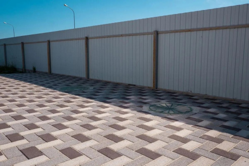 Тротуарная плитка Прямоугольник, Гранит, Коричневый, высота 60 мм (100*200)