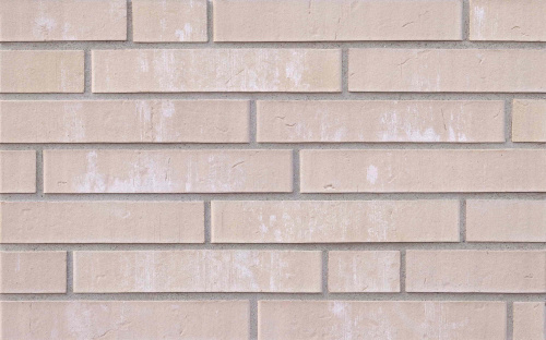 Кирпич клинкер фасадный монблан-02/1 mb-250/85/65 бежевый с белым пятном ригельный гладкийпо цене 115 руб./шт