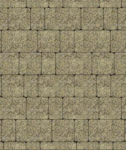 Тротуарная плитка Старый город, Гранит, Желтый с черным, высота 40 мм (160*160; 260*160; 160*100)