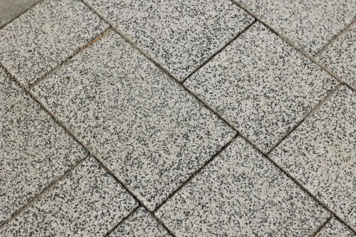 Тротуарная плитка Старый город, Мрамор, Белый с черным, высота 60 мм (160*160; 260*160; 160*100)