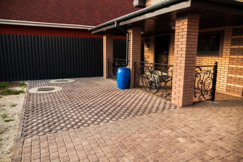 Тротуарная плитка Классико, Гранит, Хаски, высота 60 мм (115*172; 115*115; 57*115)