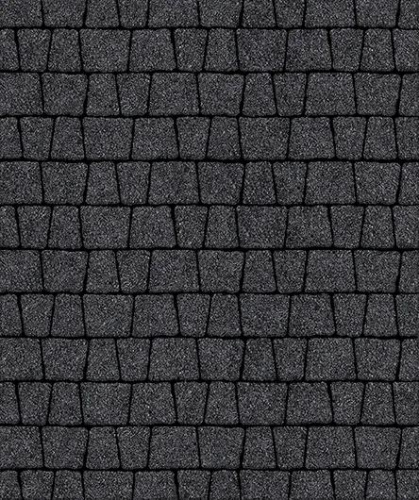 Тротуарная плитка Абрис, Мрамор, Черный, высота 60 мм (73*91; 83*91; 93*91; 103*91; 113*91)