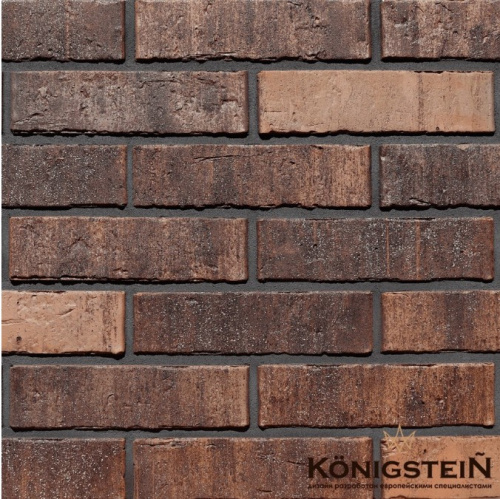 Кирпич гессен морион ручная формовка/радиусный одинарный полнотелыйпо цене 259.15 руб./шт