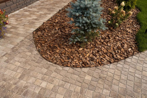 Тротуарная плитка Абрис, Гранит, Хаски, высота 60 мм (73*91; 83*91; 93*91; 103*91; 113*91)