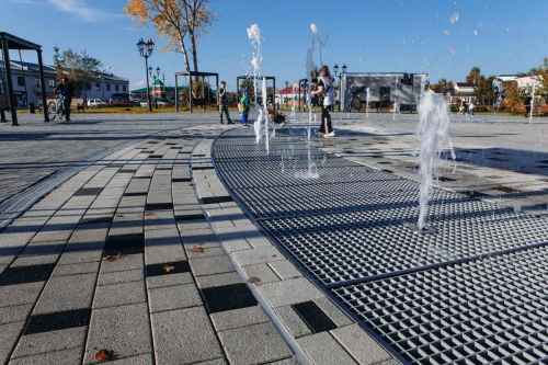 Тротуарная плитка Старый город, Мрамор, Белый, высота 40 мм (160*160; 260*160; 160*100)