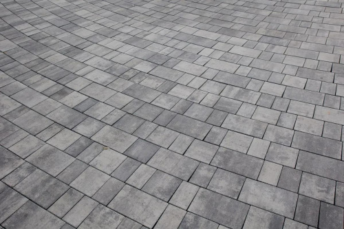 Тротуарная плитка Старый город, Гладкий, Антрацит, высота 60 мм (160*160; 260*160; 160*100)