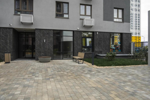 Тротуарная плитка Старый город, Гранит, Старый Замок, высота 40 мм (160*160; 260*160; 160*100)