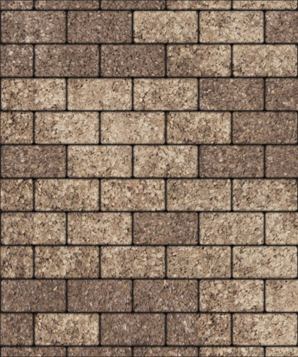 Тротуарная плитка ЛА-ЛИНИЯ, Листопад, Хаски, 100х200, высота 60