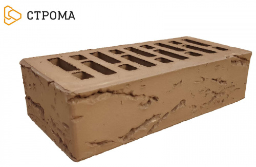 Кирпич коричневый кора дуба пустотелый одинарныйпо цене 45.30 руб./шт