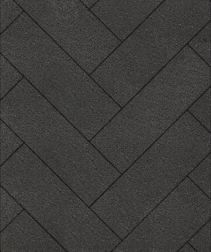 Тротуарная плитка Паркет, Гладкий, Черный, высота 80 мм (360*80)