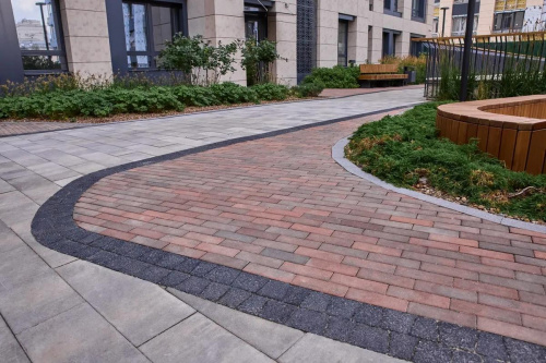 Тротуарная плитка Паркет, Гладкий, Арабская ночь, высота 60 мм (180*60)