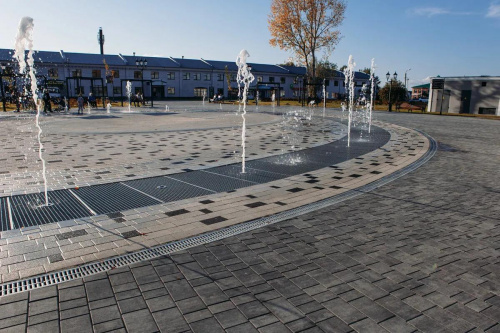 Тротуарная плитка Старый город, Мрамор, Черный, высота 40 мм (160*160; 260*160; 160*100)