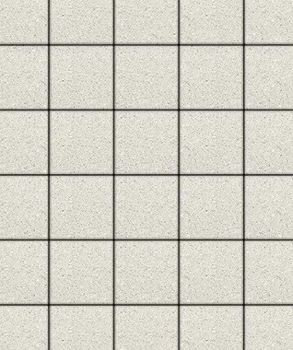 Тротуарная плитка Квадрат, Гладкий, Белый, высота 60 мм (200*200)