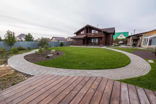 Тротуарная плитка Классико, Гладкий, Серый, высота 60 мм (115*172; 115*115; 57*115)