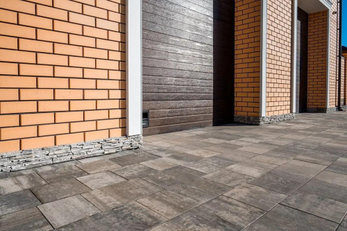 Тротуарная плитка ТРИО, Искусственный камень, Габбро, высота 60 мм (600*300; 300*300; 450*300)