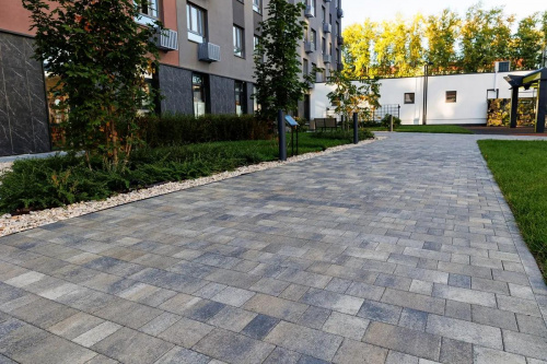 Тротуарная плитка Старый город, Гранит, Старый Замок, высота 60 мм (160*160; 260*160; 160*100)