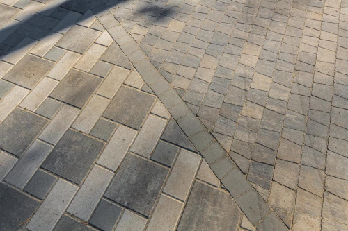 Тротуарная плитка Квадрат, Гладкий, Серый, высота 60 мм (100*100)