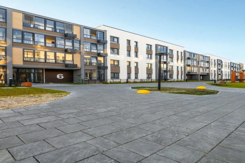 Тротуарная плитка Литос, Гладкий, Серый, высота 60 мм (500*300; 450*300; 300*200; 300*300; 400*300; 300*250)