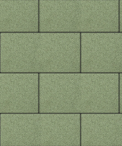 Тротуарная плитка ЛА-ЛИНИЯ, Стандарт, Зеленый, 600*300, высота 60