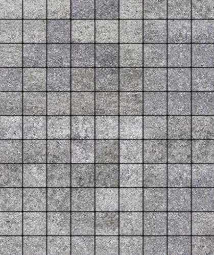 Тротуарная плитка Квадрат, Искусственный камень, Шунгит, высота 60 мм (100*100)