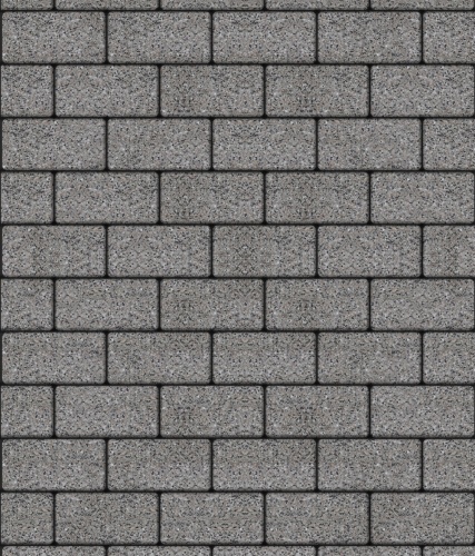 Тротуарная плитка ЛА-ЛИНИЯ, Стоунмикс, Кремовый с черным, 100*200, высота 40