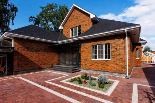 Тротуарная плитка Старый город, Гранит, Клинкер, высота 40 мм (160*160; 260*160; 160*100)