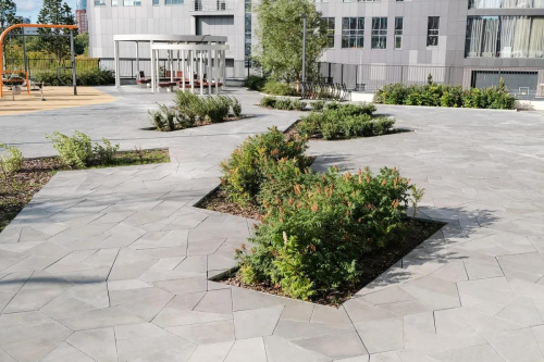 Тротуарная плитка Мозайка, Гладкий, Серый, высота 80 мм (559*361*280*408; 591*79*558*152*280; 280*420*243*280; 206*550*349*420;72*560*457*496;457*560*280*496)