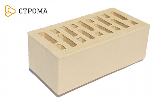 Кирпич слоновая кость гладкий пустотелый полуторныйпо цене 48.95 руб./шт