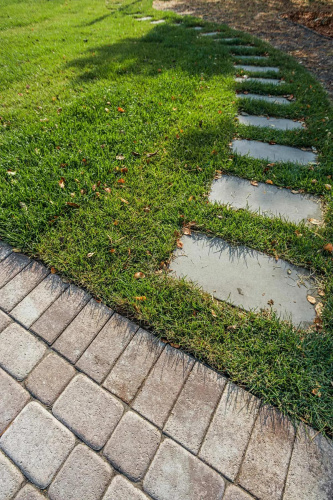 Тротуарная плитка Прямоугольник, Гладкий, Серый, высота 80 мм (600*300)