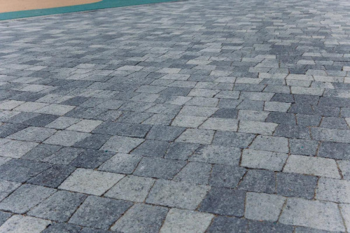 Тротуарная плитка Абрис, Гранит, Антрацит, высота 60 мм (73*91; 83*91; 93*91; 103*91; 113*91)