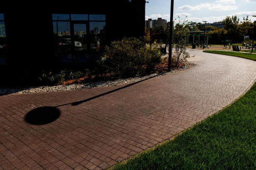 Тротуарная плитка Абрис, Гладкий, Коричневый, высота 60 мм (73*91; 83*91; 93*91; 103*91; 113*91)