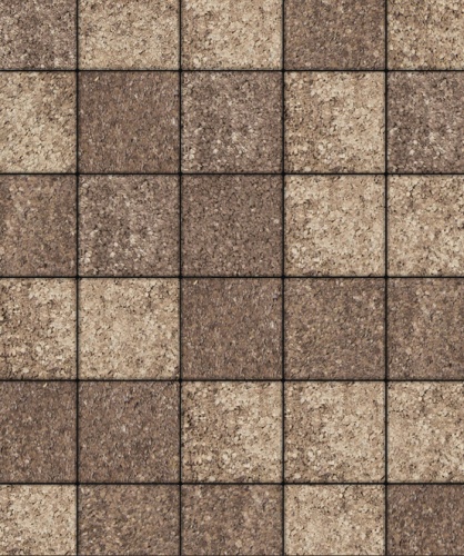 Тротуарная плитка ЛА-ЛИНИЯ, Листопад, Хаски, 200*200, высота 40