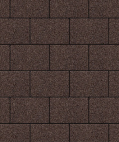 Тротуарная плитка ЛА-ЛИНИЯ, Гранит, Коричневый, 200*300, высота 60