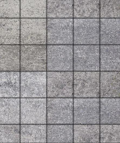 Тротуарная плитка Квадрат, Искусственный камень, Шунгит, высота 60 мм (200*200)