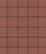 Тротуарная плитка Квадрат, Гладкий, Красный, высота 60 мм (200*200)