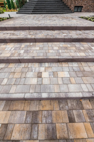 Тротуарная плитка Старый город, Искусственный камень, Доломит, высота 40 мм (160*160; 260*160; 160*100)