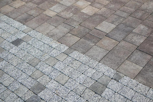 Тротуарная плитка Абрис, Гранит, Антрацит, высота 60 мм (73*91; 83*91; 93*91; 103*91; 113*91)