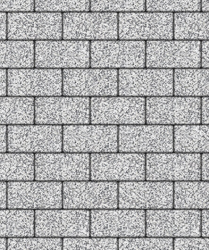 Тротуарная плитка ЛА-ЛИНИЯ, Стоунмикс, Бело-черный, 240*120, высота 60