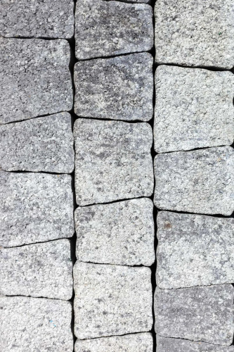 Тротуарная плитка Абрис, Гранит, Антрацит, высота 60 мм (73*91; 83*91; 93*91; 103*91; 113*91)