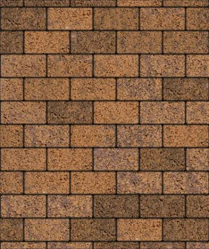 Тротуарная плитка Прямоугольник, Гранит, Арабская ночь, высота 40 мм (100*200)